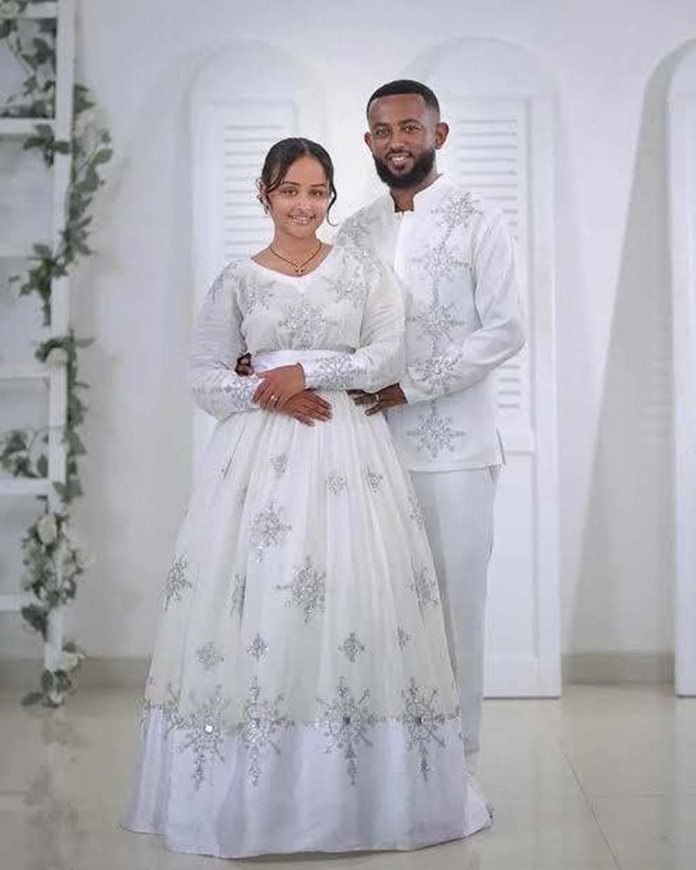 Aman Couple's Habesha Cloth | Aman Design Aman Couple's Habesha Cloth | Aman Design